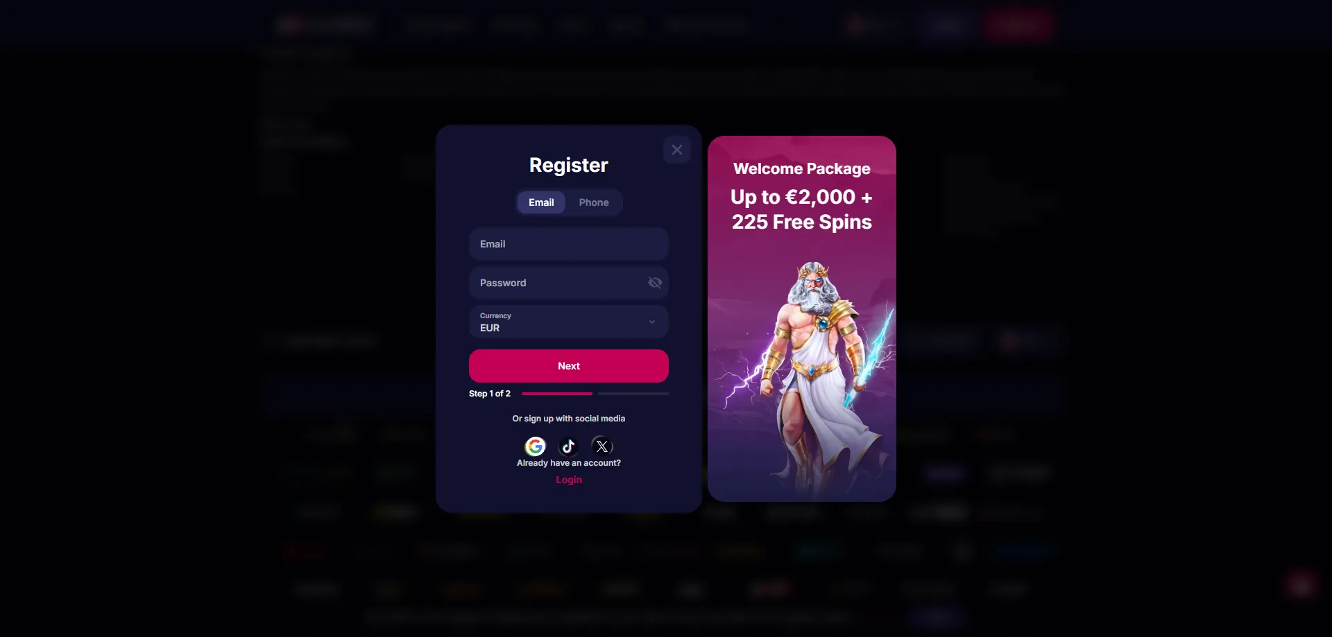 NV Casino registrering trin for trin &ndash; opret konto p&aring; f&aring; minutter